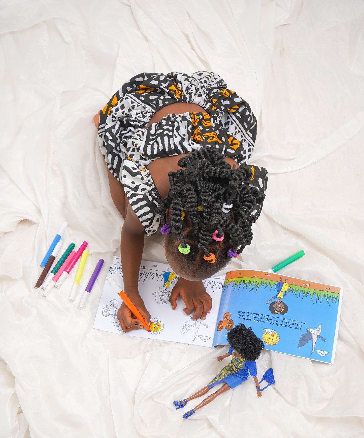Kiraa Reading and Colouring Book – Nubian Princesses image 5