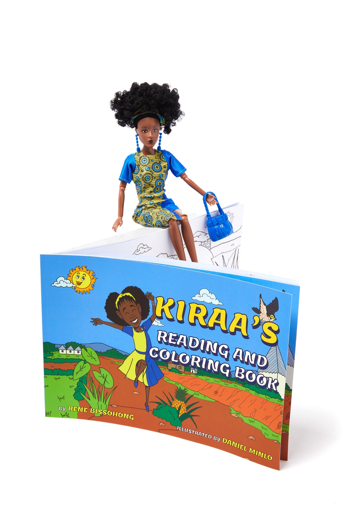 African princess doll and storybook gift set for children in the UK