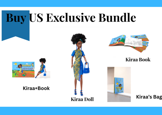 Standard Kiraa Bundle – Doll, Book & Bag (Free UK Delivery)