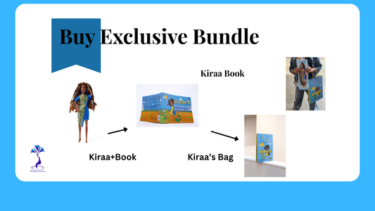 Kiraa Braided Bundle – Doll + Book + Gift Bag (Free Canada Shipping)